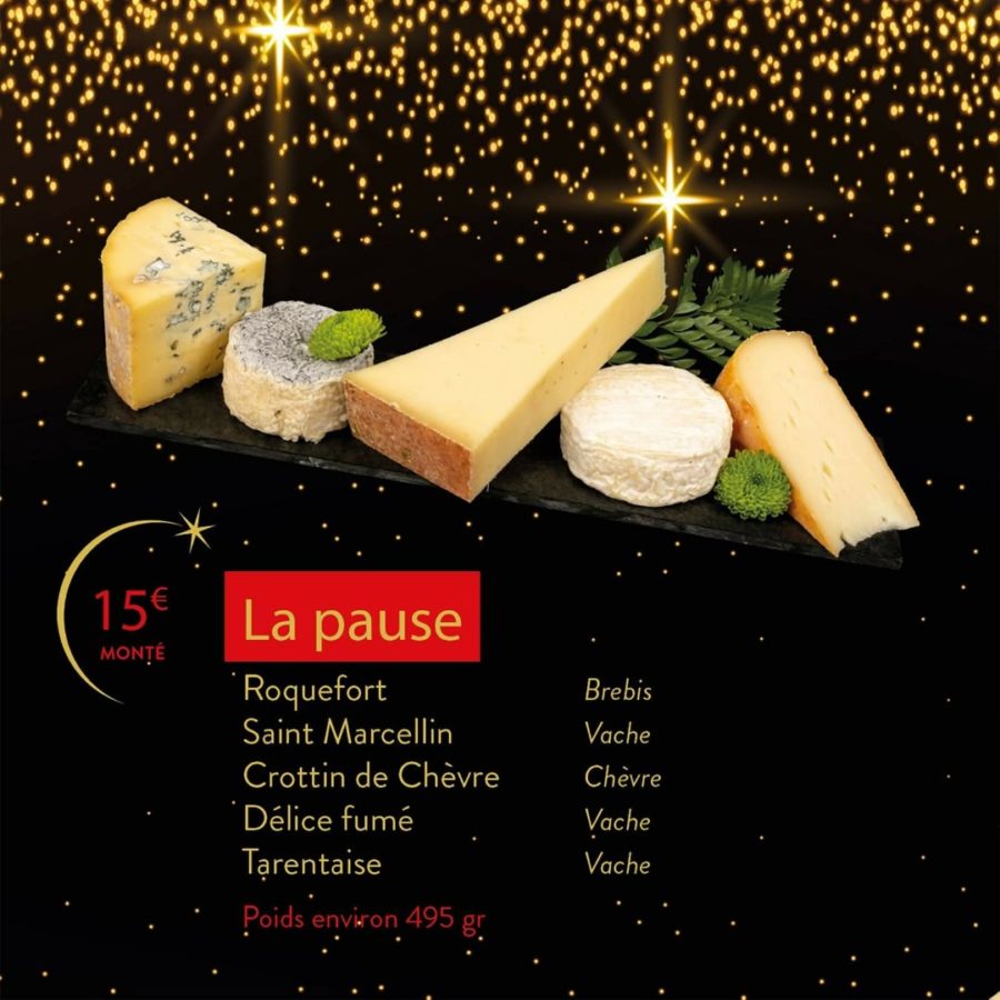 Plateau Fromages Noël 2020